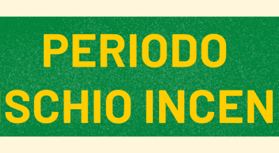 PERIODO RISCHIO INCENDI – DIVIETO ASSOLUTO ABBRUCIAMENTI fino al 31/08/2025